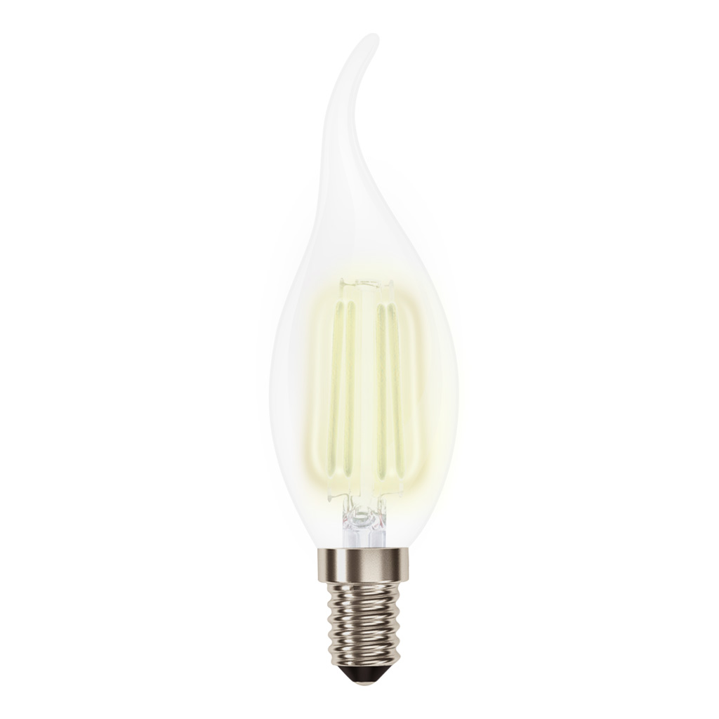 Лампа светодиодная (LED) FILСвеча на ветру C37-8W/6000/E14 Smartbuy