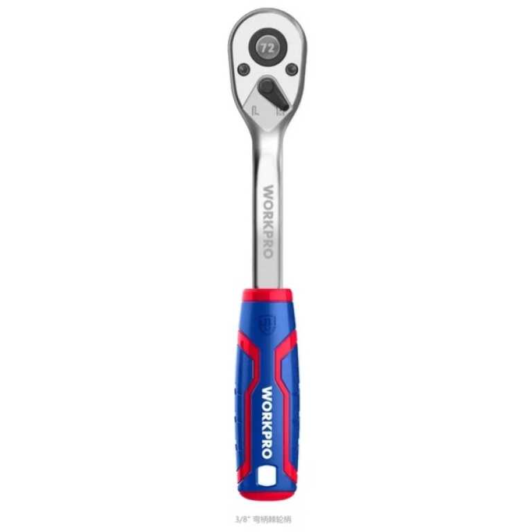 Ключ трещоточный 2К CR-M 3/8" 72Т WORKPRO PRO