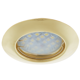 Светильник встраиваемый Ecola Light  Золотой 30 x 80