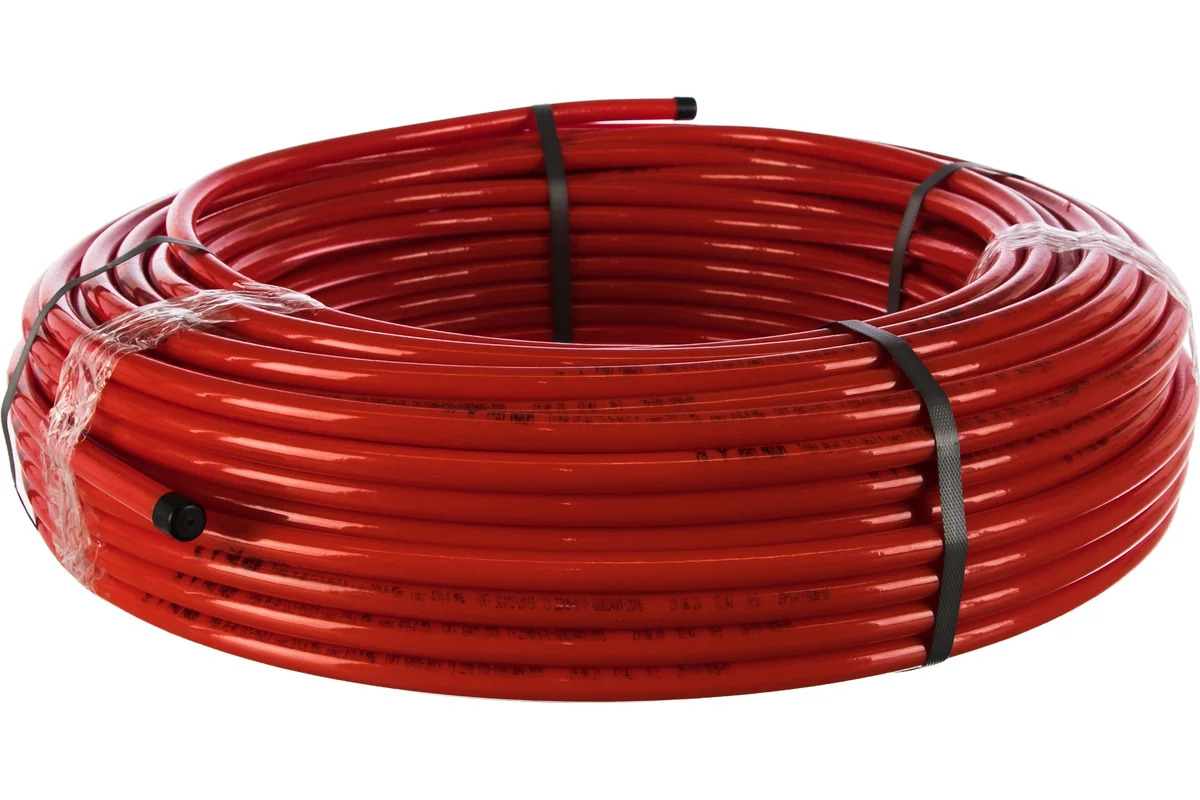 Труба PE-RT 16х2,0 красная PRO AQUA (100м) Труба PE-RT 16х2,0 красная PRO AQUA (100м)