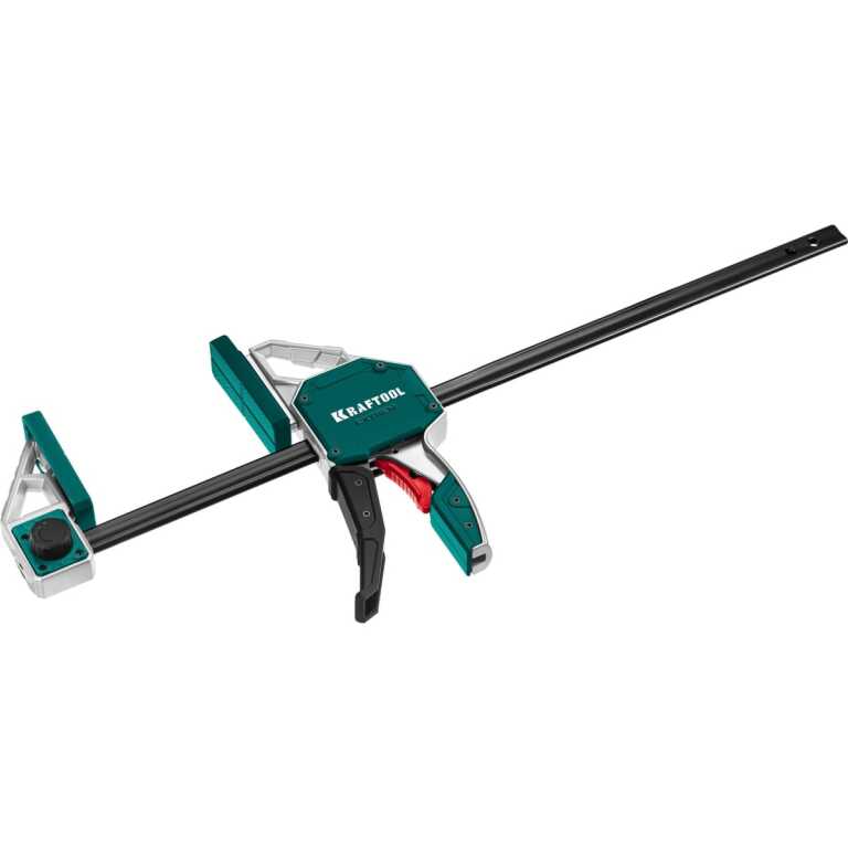 Струбцина 450мм KRAFTOOL EcoKraf F-образная ручная пистолетная металлический корпус
